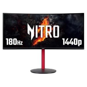 Acer Nitro XZ342CU 34″ UWQHD 180Hz Curved Gaming Monitor