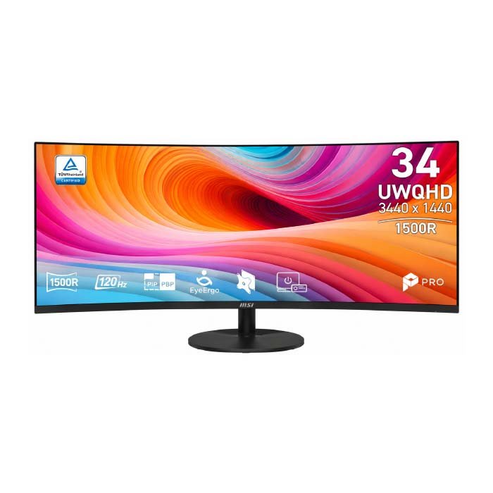 MSI PRO MP341CQ E12 34″ UWQHD 120Hz Curved Monitor MSI PRO MP341CQ E12 34″ UWQHD 120Hz Curved Monitor